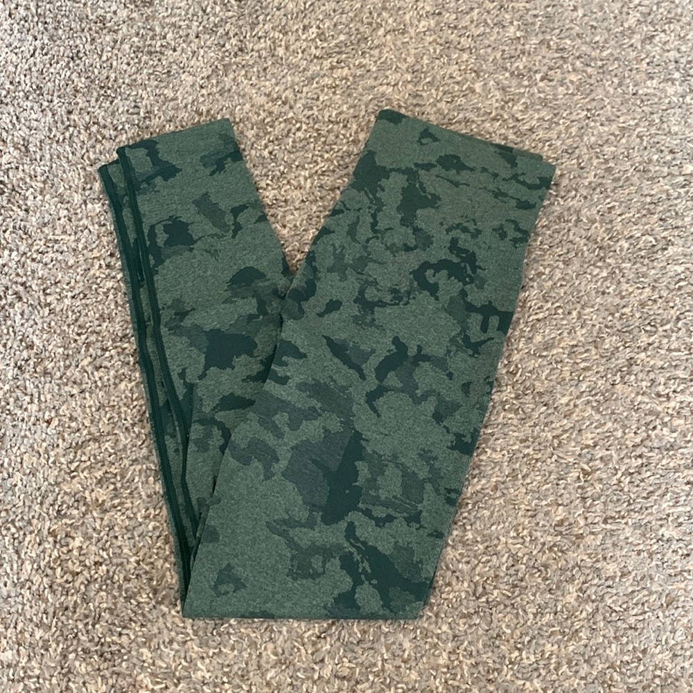 Auxjox camo seamless leggings